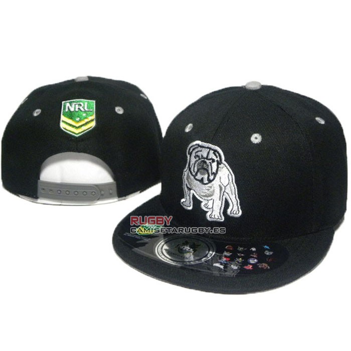 NRL Snapback Gorra Canterbury Bankstown Bulldogs Negro